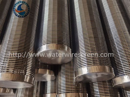 Disesuaikan 20-200 Micron Johnson Wedge Wire Screens Stainless Steel
