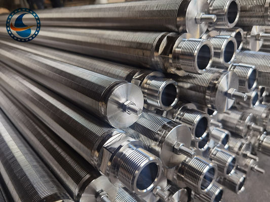 Hidrogenasi Minyak Residu Otomatis Backwash Wedge Wire Screen Pipe