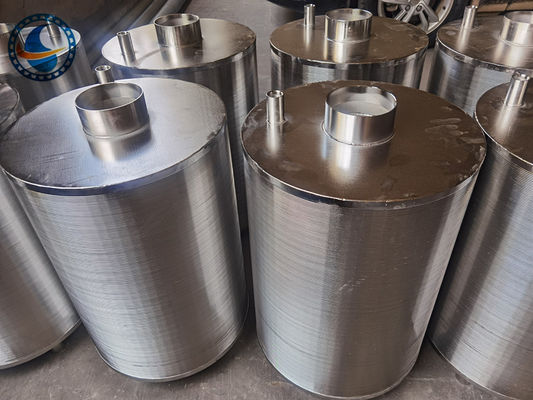 Saringan Keranjang Filter Keranjang Wedge Silinder Silinder Berlubang 316l Stainless Steel