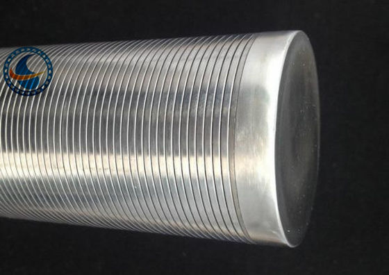 200 Micron Header Lateral Wire Wrapped Screen Untuk Water Softener Resins