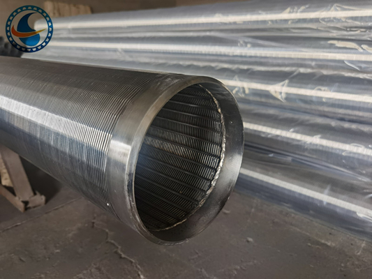 Free Flow Vee Wire Downhole Slotted Tube Konstruksi Standar