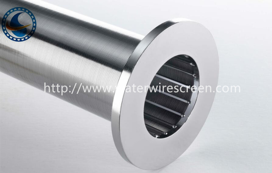 Stainless Steel 304l Wedge Wire Screen Pipa Asam Cuci Permukaan