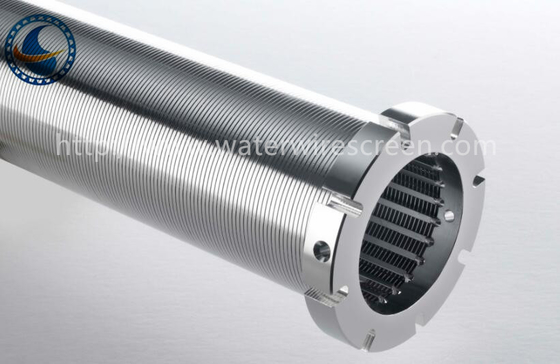 Looped Type Wedge Wire Ss 304 Pipa Layar Sumur Air