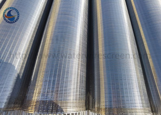 Slot Stainless 40mm Wire Wrapped Screen Water Well Sand Control Tube