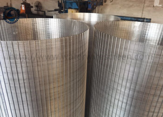 Slotted Tube Johnson Screen 304 Wedge Wire Screen Filter Untuk Filtrasi