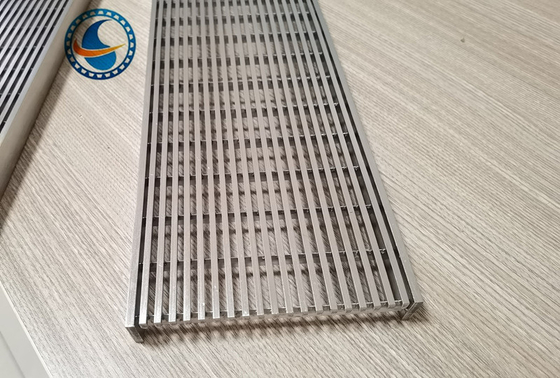Layar Panel Kawat Wedge Stainless Steel 316l Untuk Filter Drain Lantai