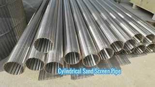 Pipa Layar Kawat Baji Silinder Slot SS304 1.0mm