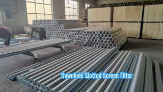 Filter Layar Berlubang Downhole Galvanis Karbon Rendah