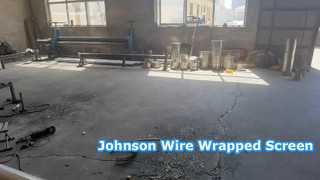 75 bar OD 12-3/4" Slot 30 Layar Dibungkus Kawat Johnson