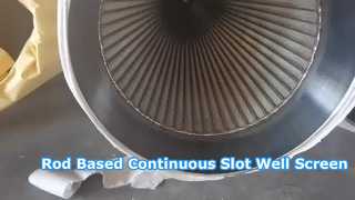 SS304 OD 14" 356mm Layar Sumur Slot Berkelanjutan Berbasis Batang