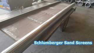 SS304 OD 4-1/2" Layar Pasir Schlumberger Dibungkus Layar Kawat