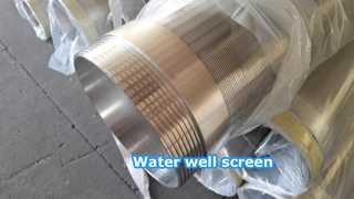 Layar Sumur Air SS304 8-5/8" Dengan Ulir BSPT Pria & Wanita