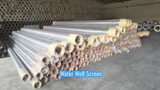 SS304 OD 9-5/8" Layar Sumur Air Untuk Kontrol Pasir
