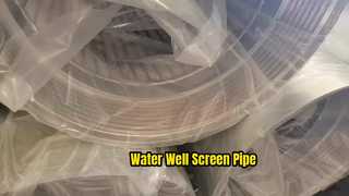 SS304 OD270mm Slot #30 Pipa Layar Sumur Air 0,76mm