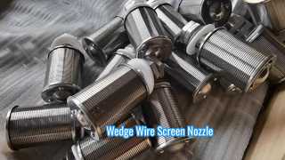 SS316L Wedge Wire Screen Nozzle Untuk Filtrasi Resin