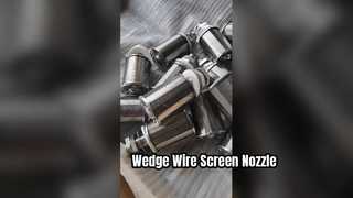 SS316L Slot 0.25mm Wedge Wire Screen Nozzle Dengan Gasket PTFE